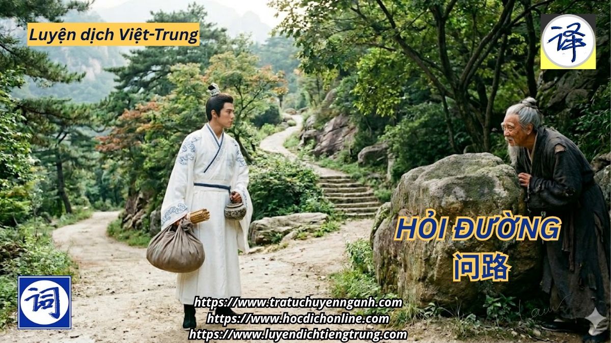 Hỏi đường - Luyện dịch Việt-Trung